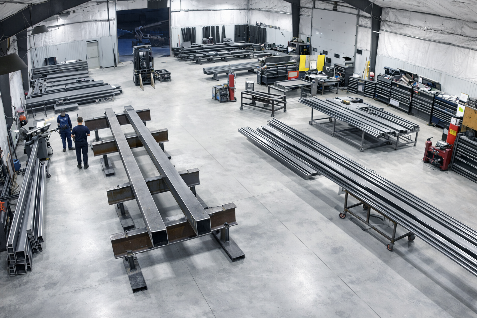 Livewire Fabrication steel fabrication warehouse.